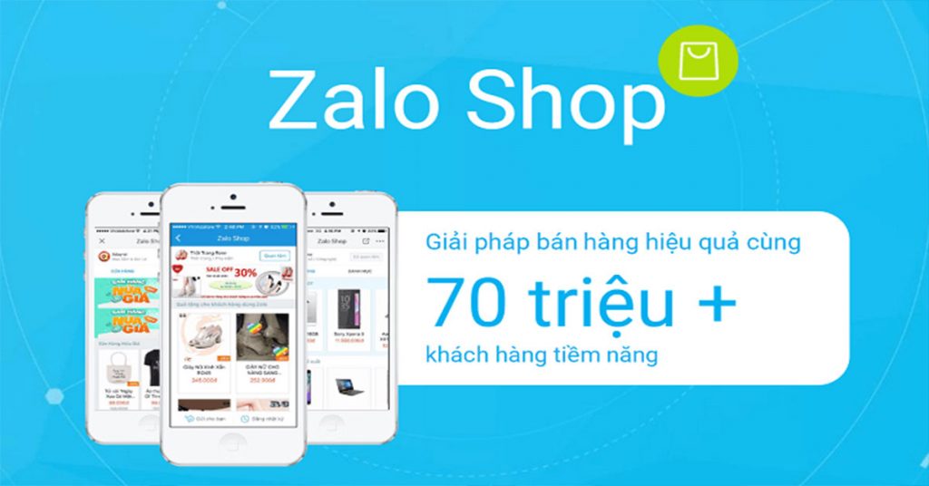 Zalo luôn là cách tốt để bạn bán hàng hiệu quả cho tệp người dùng lớn hơn 70 triệu người tham gia