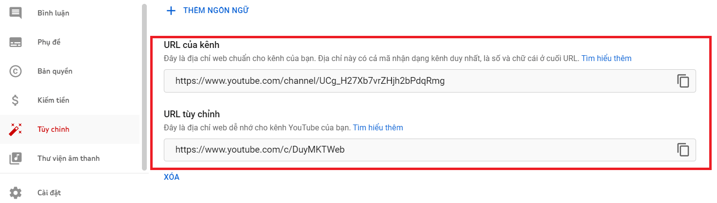 Tạo đường dẫn URL tùy chỉnh Youtube dễ dàng