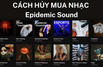 Hướng dẫn cách hủy đăng ký mua gói nhạc tại Epidemic Sound